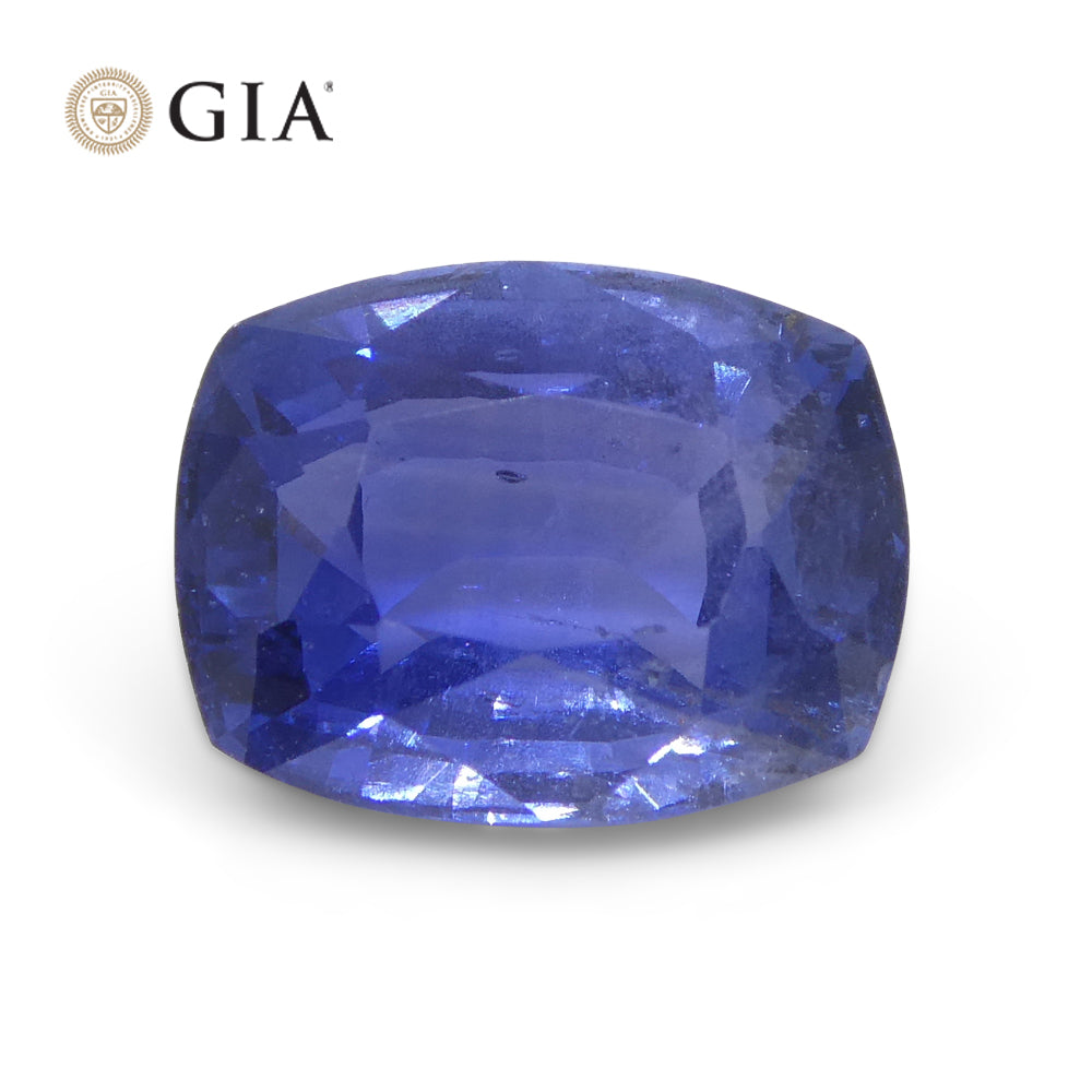 2.25ct Cushion Blue Sapphire GIA Certified Madagascar Unheated - Skyjems Wholesale Gemstones