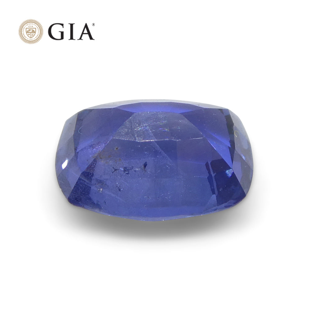 2.25ct Cushion Blue Sapphire GIA Certified Madagascar Unheated - Skyjems Wholesale Gemstones