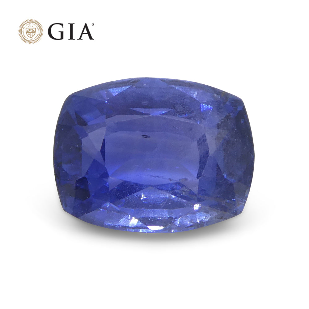 2.25ct Cushion Blue Sapphire GIA Certified Madagascar Unheated - Skyjems Wholesale Gemstones