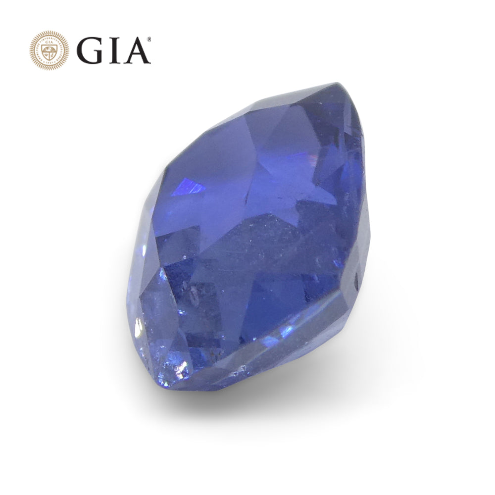 2.25ct Cushion Blue Sapphire GIA Certified Madagascar Unheated - Skyjems Wholesale Gemstones