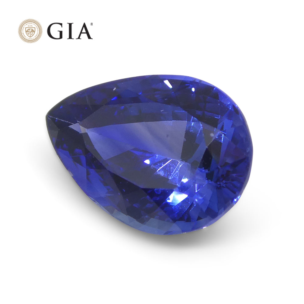 2.32ct Pear Blue Sapphire GIA Certified Sri Lanka - Skyjems Wholesale Gemstones