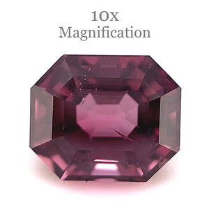 2.3ct Octagonal/Emerald Cut Purplish Pink Spinel GIA Certified Unheated - Skyjems Wholesale Gemstones