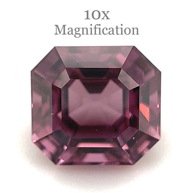 2.95ct Octagonal/Emerald Cut Pink-Purple Spinel GIA Certified Unheated - Skyjems Wholesale Gemstones