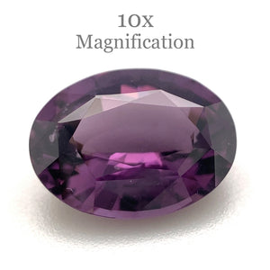 3ct Oval Purple Spinel GIA Certified Unheated - Skyjems Wholesale Gemstones