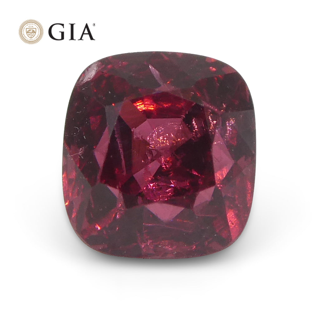 0.97ct Cushion Red Jedi Spinel from Myanmar, GIA Certified Natural Gemstone by SkyJems Canadian Gem Experts