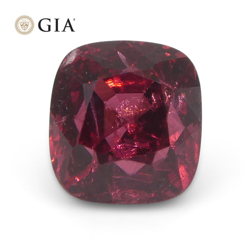 0.97ct Cushion Red Spinel GIA Certified