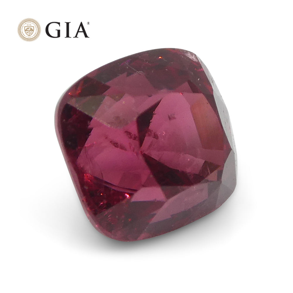 0.97ct Cushion Red Jedi Spinel from Myanmar, GIA Certified Natural Gemstone by SkyJems Canadian Gem Experts