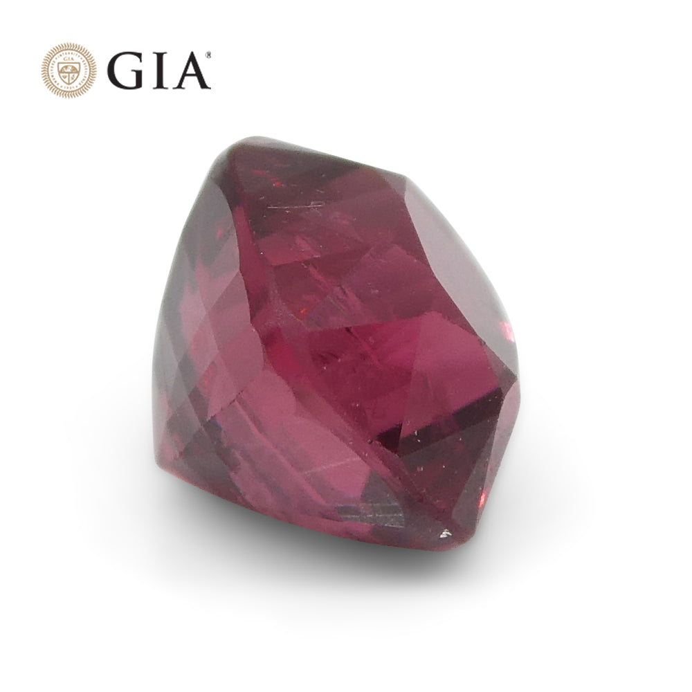 0.97ct Cushion Red Jedi Spinel from Myanmar, GIA Certified Natural Gemstone by SkyJems Canadian Gem Experts