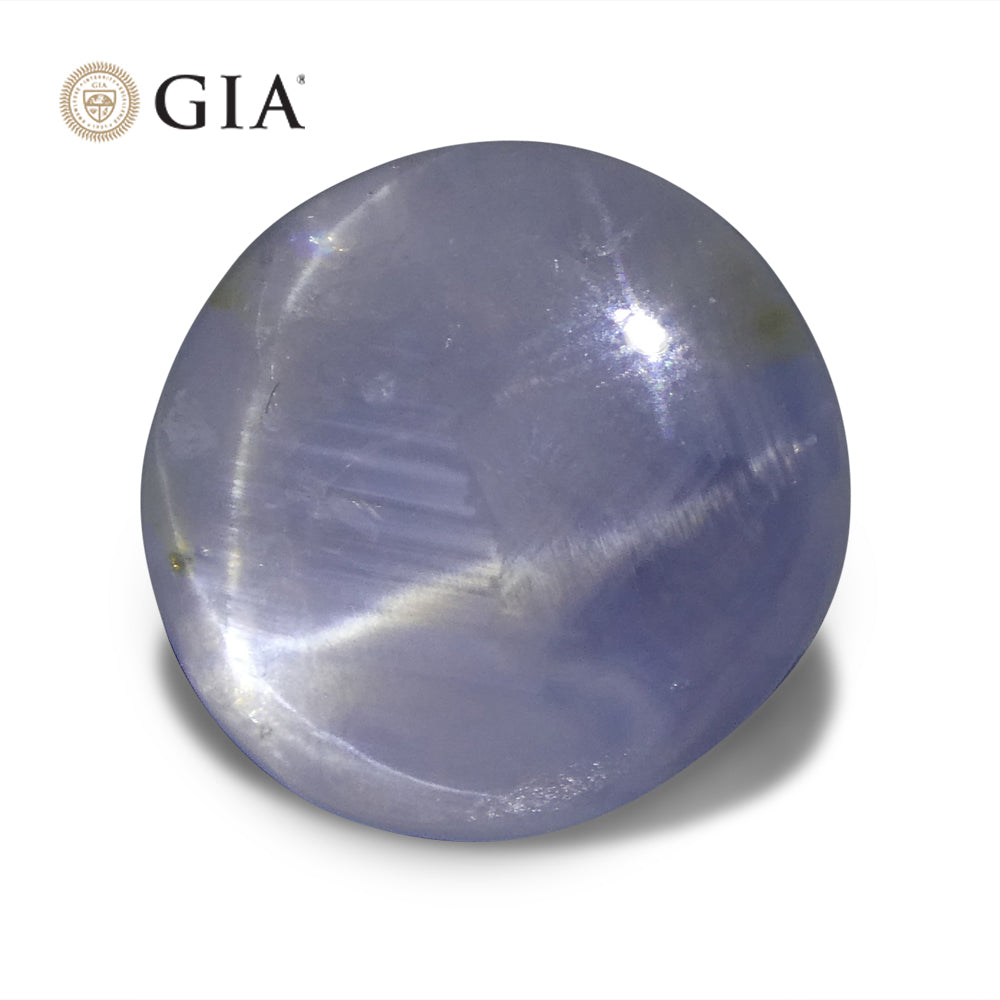 11.99ct Oval Cabochon Blue Star Sapphire GIA Certified - Skyjems Wholesale Gemstones