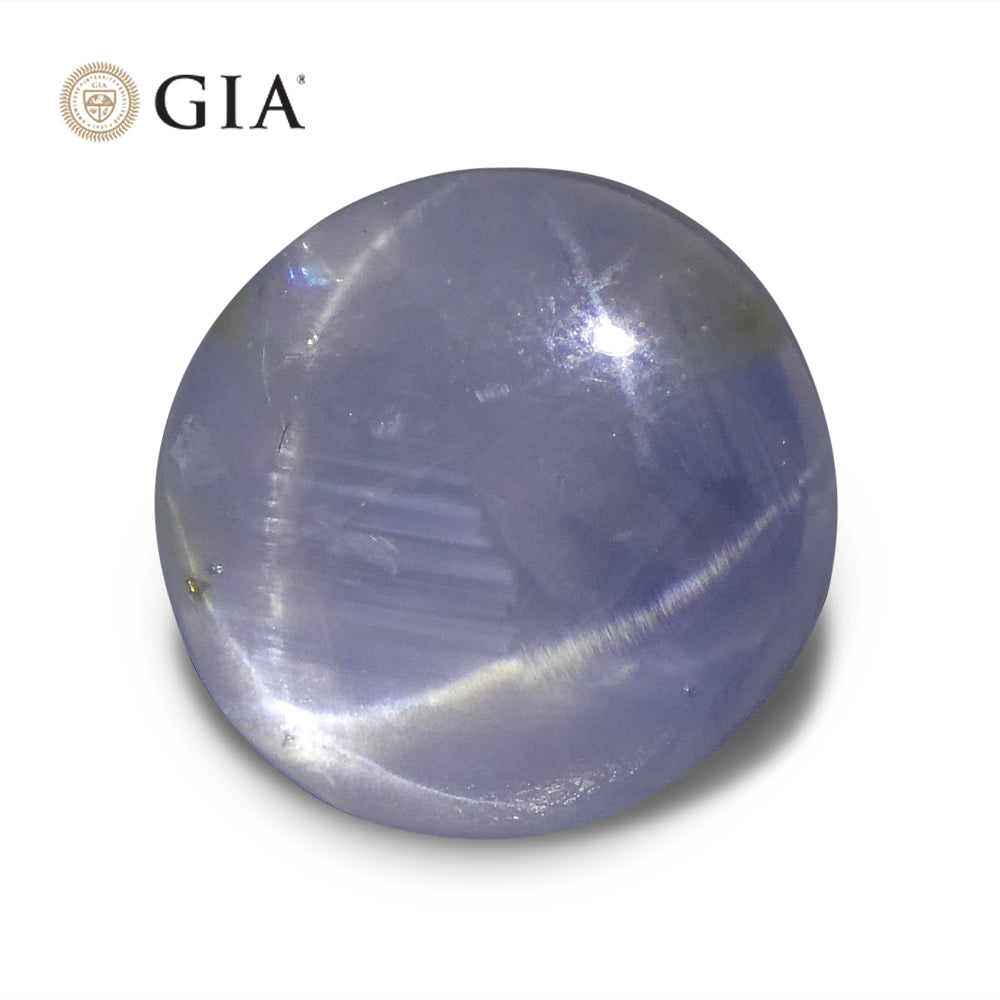 11.99ct Oval Cabochon Blue Star Sapphire GIA Certified - Skyjems Wholesale Gemstones