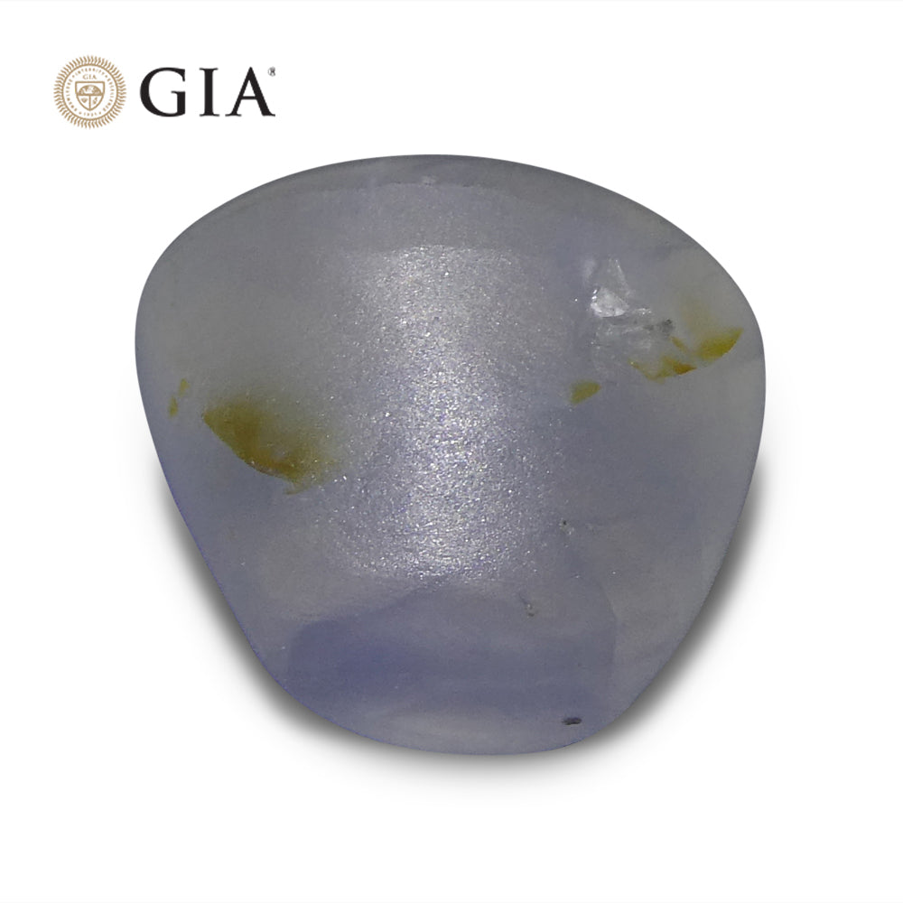 11.99ct Oval Cabochon Blue Star Sapphire GIA Certified - Skyjems Wholesale Gemstones