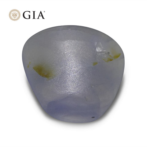 11.99ct Oval Cabochon Blue Star Sapphire GIA Certified