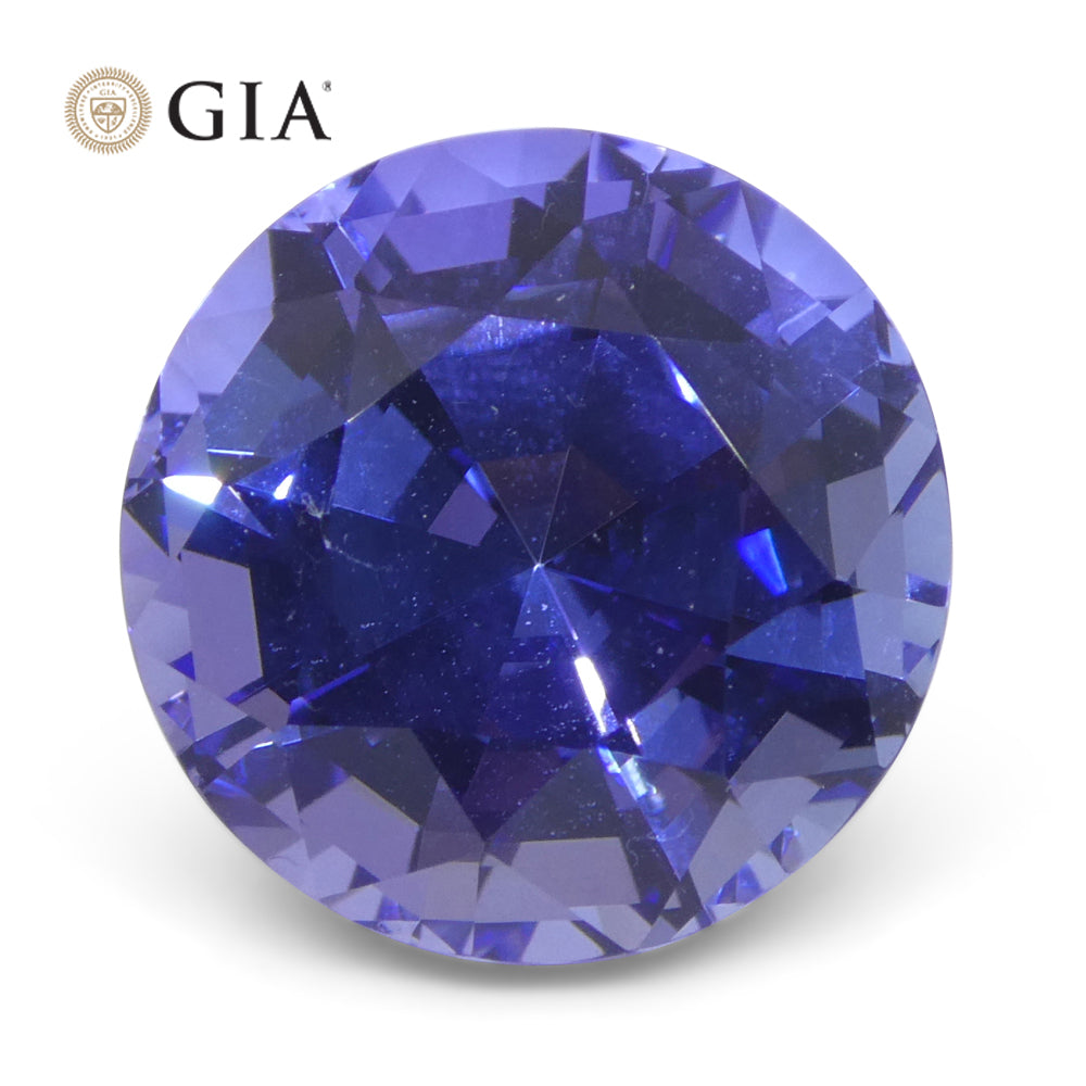 Tanzanite 13.17 cts 14.56 x 14.34 x 10.10 mm Round Violet-Blue  $24000