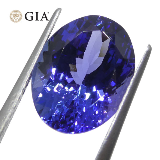 Tanzanite 4.43 cts 11.82 x 8.97 x 6.21 mm Oval Violet-Blue  $5000