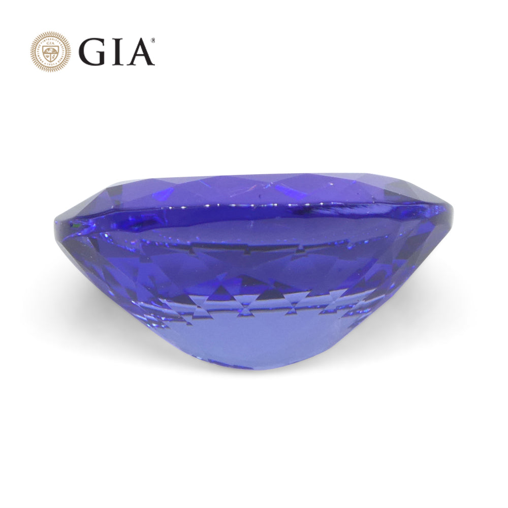 4.29ct Oval Blue-Violet Tanzanite GIA Certified Tanzania - Skyjems Wholesale Gemstones