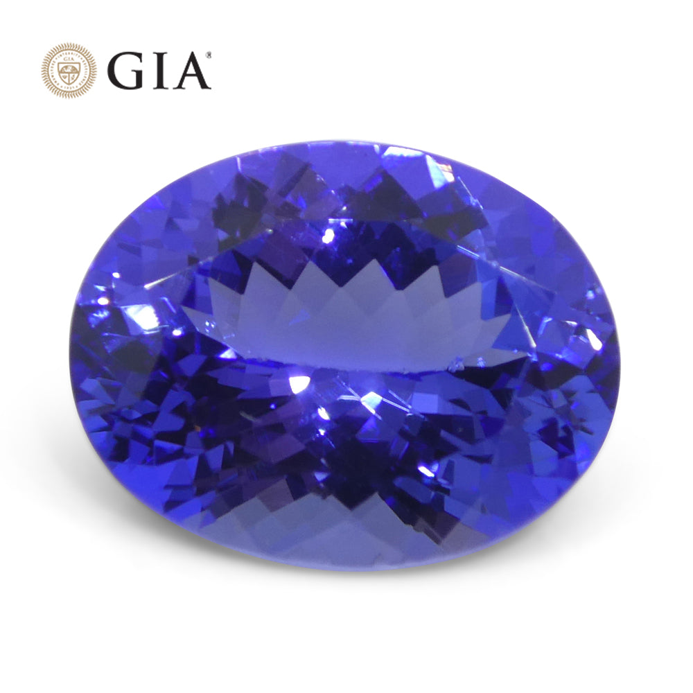 4.29ct Oval Blue-Violet Tanzanite GIA Certified Tanzania - Skyjems Wholesale Gemstones