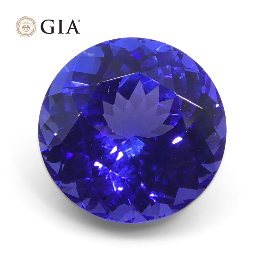 Tanzanite 5.52 cts 10.58 x 10.53 x 7.13 mm Round Violet-Blue  $5000