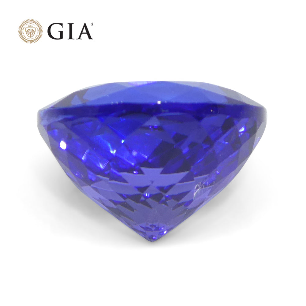 5.52ct Round Violet-Blue Tanzanite GIA Certified Tanzania - Skyjems Wholesale Gemstones