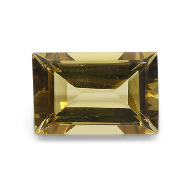 1.68ct Rectangle Yellow Heliodor from Brazil - Skyjems Wholesale Gemstones