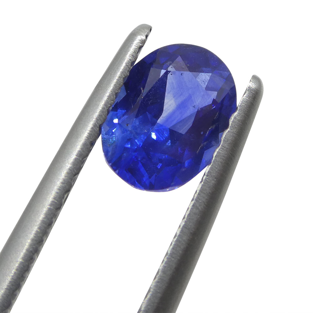 1.11ct Oval Blue Sapphire IGI Certified - Skyjems Wholesale Gemstones