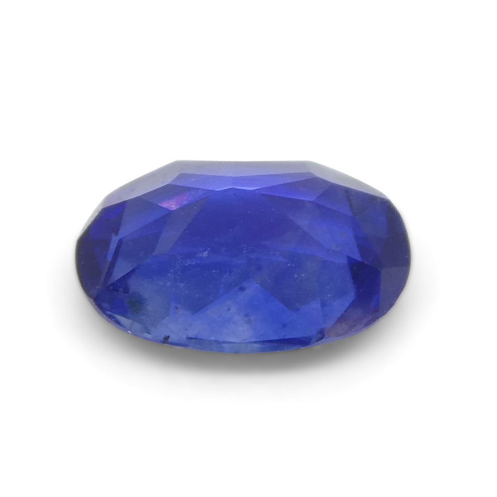 1.11ct Oval Blue Sapphire IGI Certified - Skyjems Wholesale Gemstones