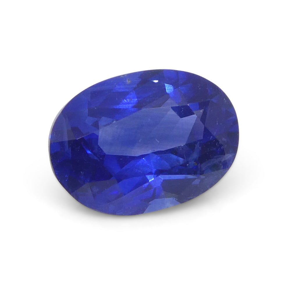 1.11ct Oval Blue Sapphire IGI Certified - Skyjems Wholesale Gemstones