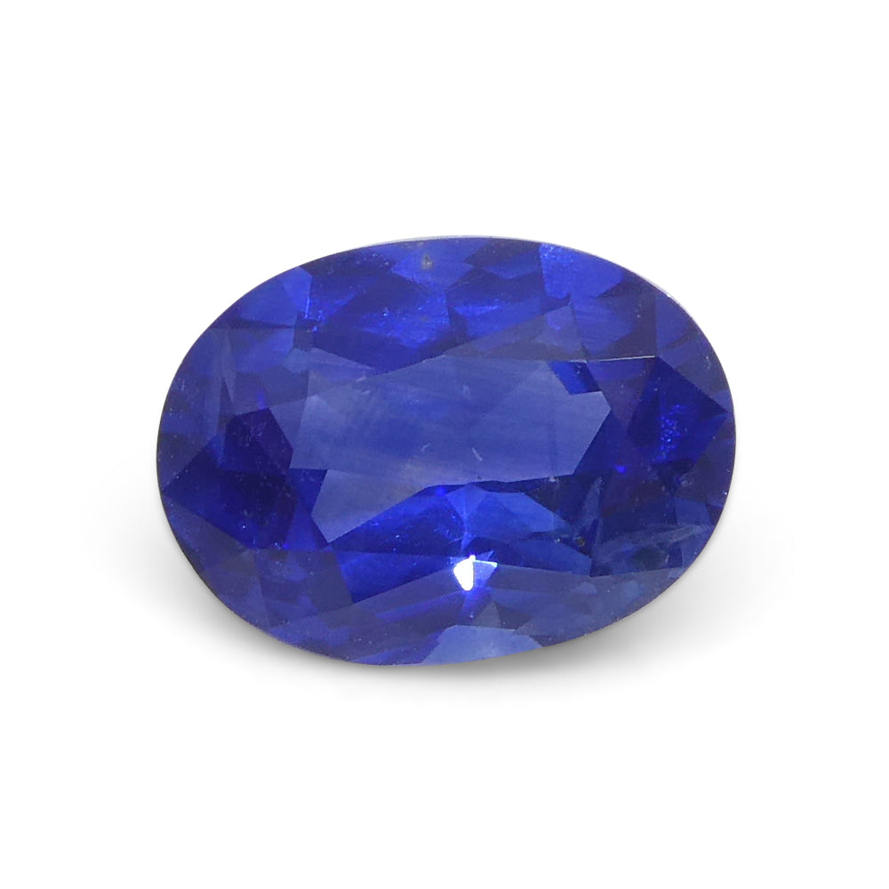 1.11ct Oval Blue Sapphire IGI Certified - Skyjems Wholesale Gemstones