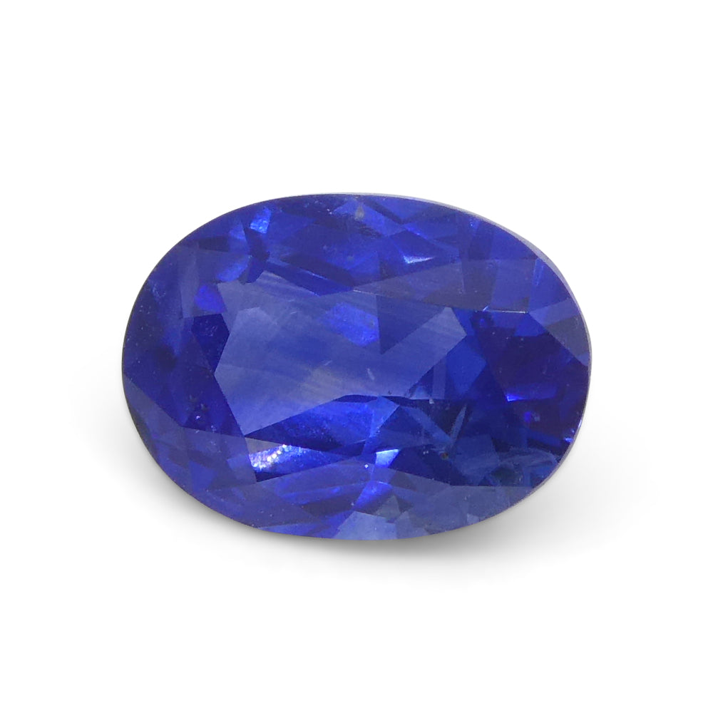 1.11ct Oval Blue Sapphire IGI Certified - Skyjems Wholesale Gemstones