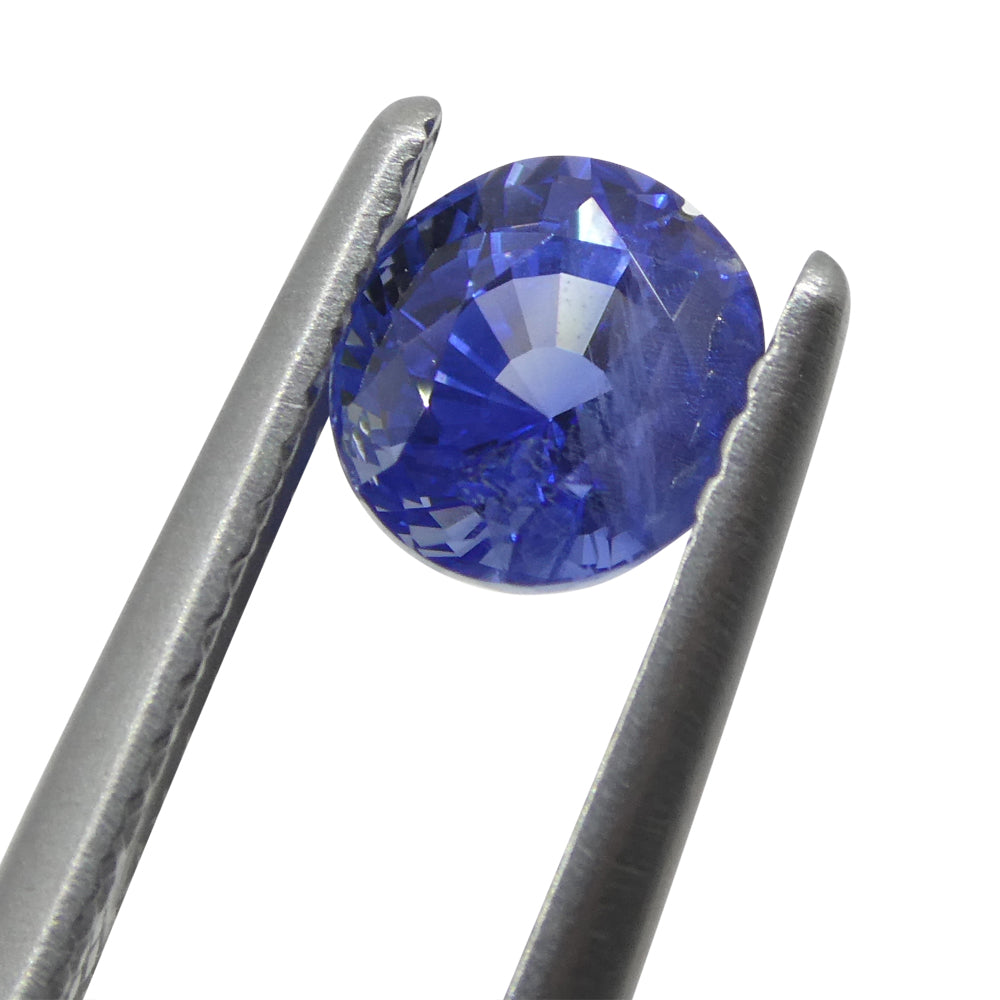 1.20ct Oval Blue Sapphire IGI Certified Unheated, Sri Lanka - Skyjems Wholesale Gemstones