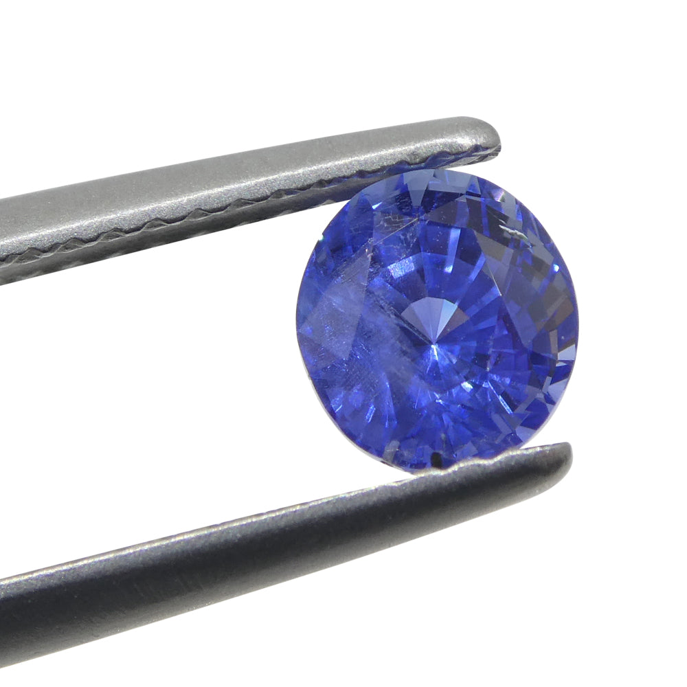 1.20ct Oval Blue Sapphire IGI Certified Unheated, Sri Lanka - Skyjems Wholesale Gemstones