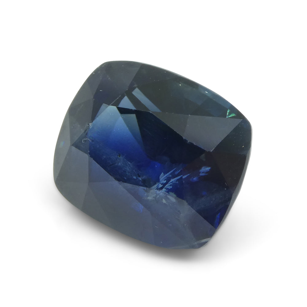 8.96 ct Blue Sapphire Cushion IGI Certified Ethiopian, Unheated - Skyjems Wholesale Gemstones