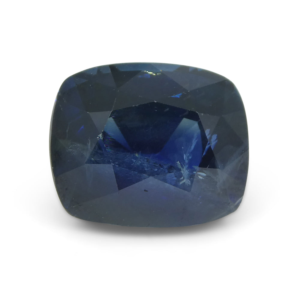 8.96 ct Blue Sapphire Cushion IGI Certified Ethiopian, Unheated - Skyjems Wholesale Gemstones