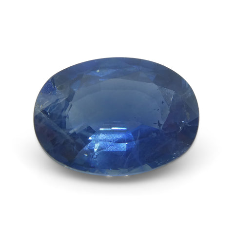 2.78ct Blue Sapphire Oval IGI Certified Tanzanian