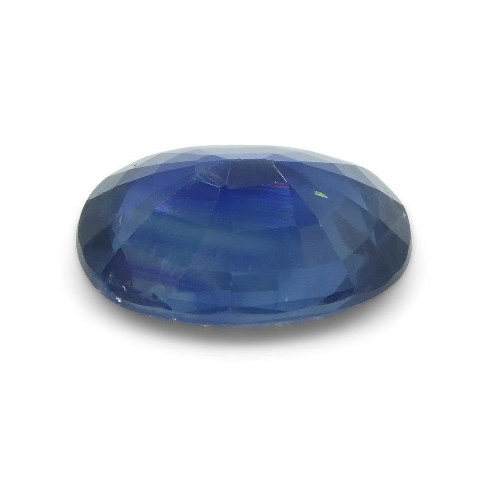 2.78ct Blue Sapphire Oval IGI Certified Tanzanian - Skyjems Wholesale Gemstones