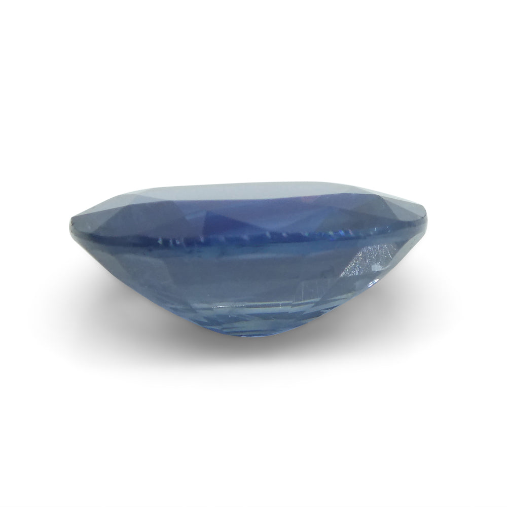 2.78ct Blue Tanzanian Sapphire Oval, IGI Certified Gemstone from SkyJems Canadian Fine Jewellery Collection