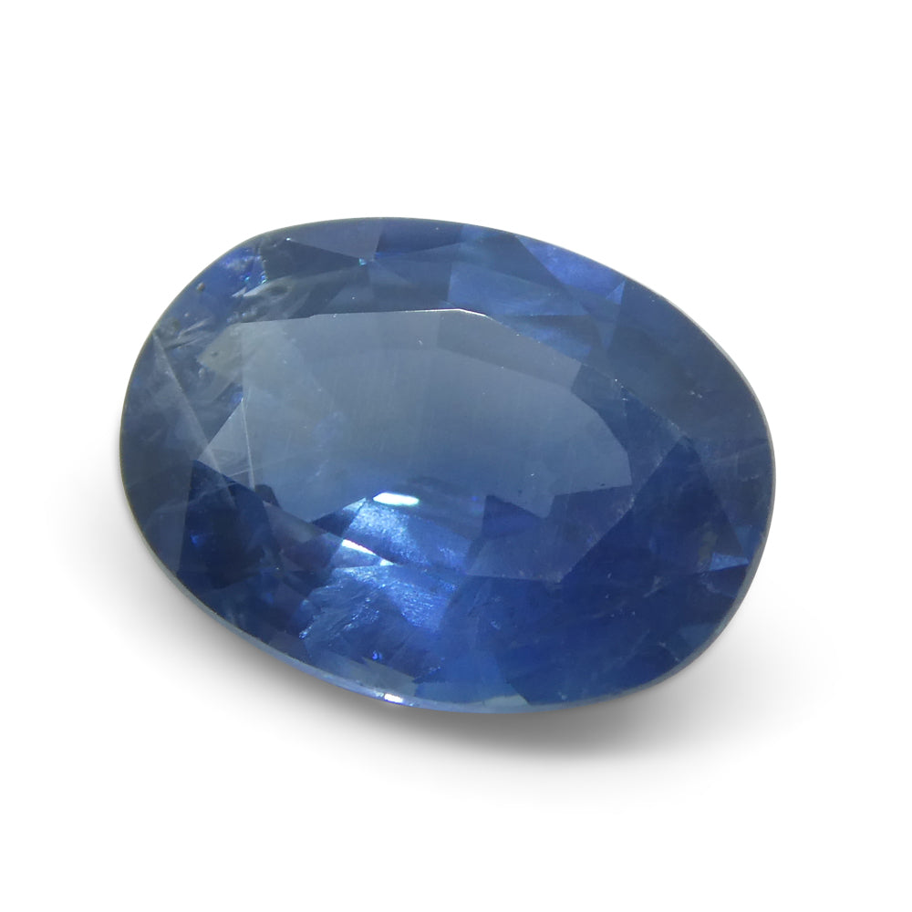 2.78ct Blue Sapphire Oval IGI Certified Tanzanian - Skyjems Wholesale Gemstones