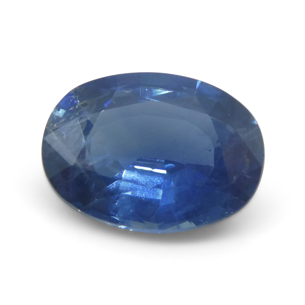 2.78ct Blue Sapphire Oval IGI Certified Tanzanian - Skyjems Wholesale Gemstones