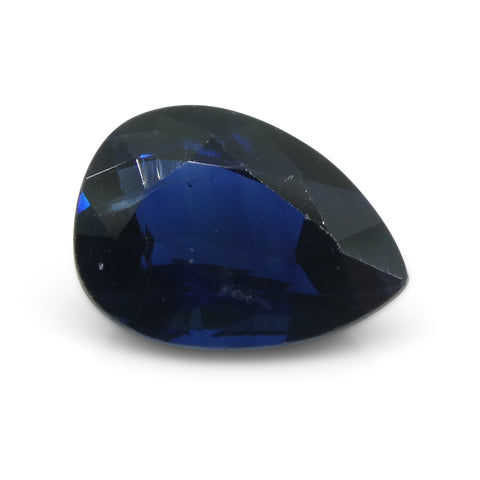 1.50ct Blue Sapphire Pear IGI Certified Thailand