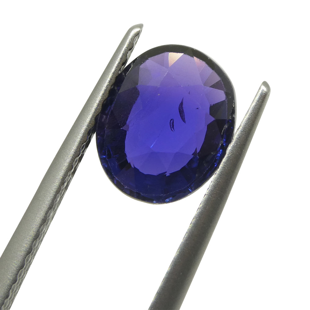 2.17ct Color Change Sapphire Oval IGI Certified Sri Lankan - Skyjems Wholesale Gemstones