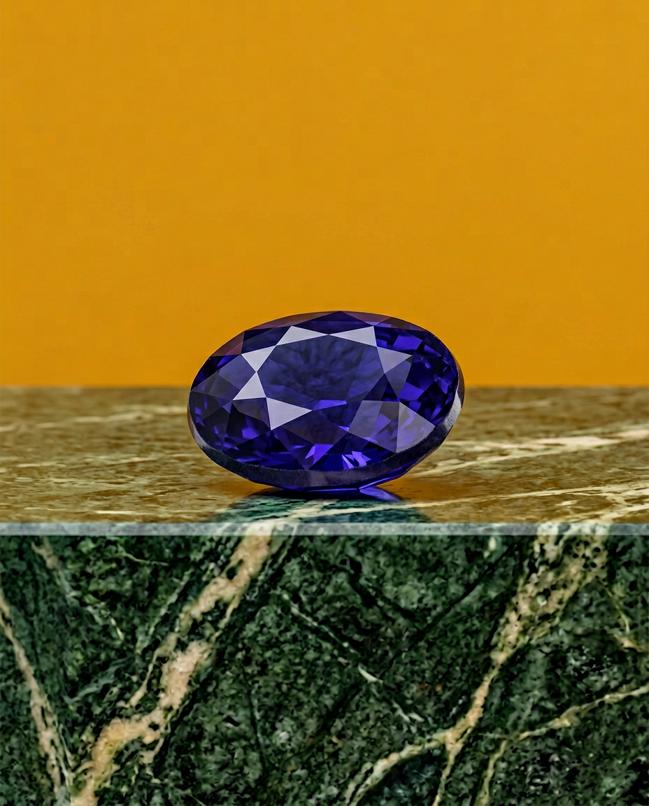 2.17ct Color Change Sapphire from Sri Lanka, Blue to Violet Oval Gem by SkyJems, IGI Certified Rare Corundum
