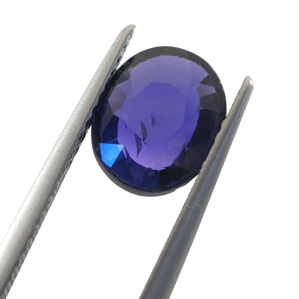 2.17ct Color Change Sapphire Oval IGI Certified Sri Lankan - Skyjems Wholesale Gemstones