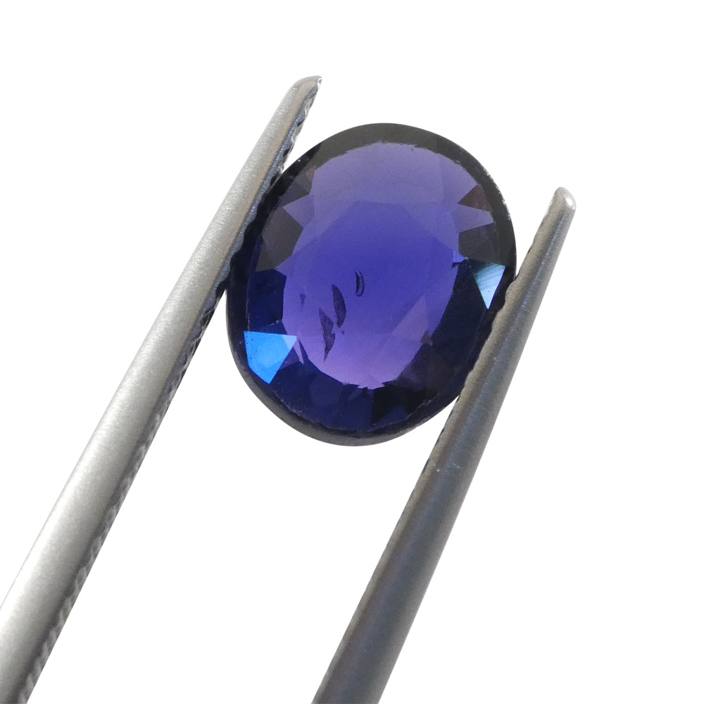 2.17ct Color Change Sapphire Oval IGI Certified Sri Lankan - Skyjems Wholesale Gemstones