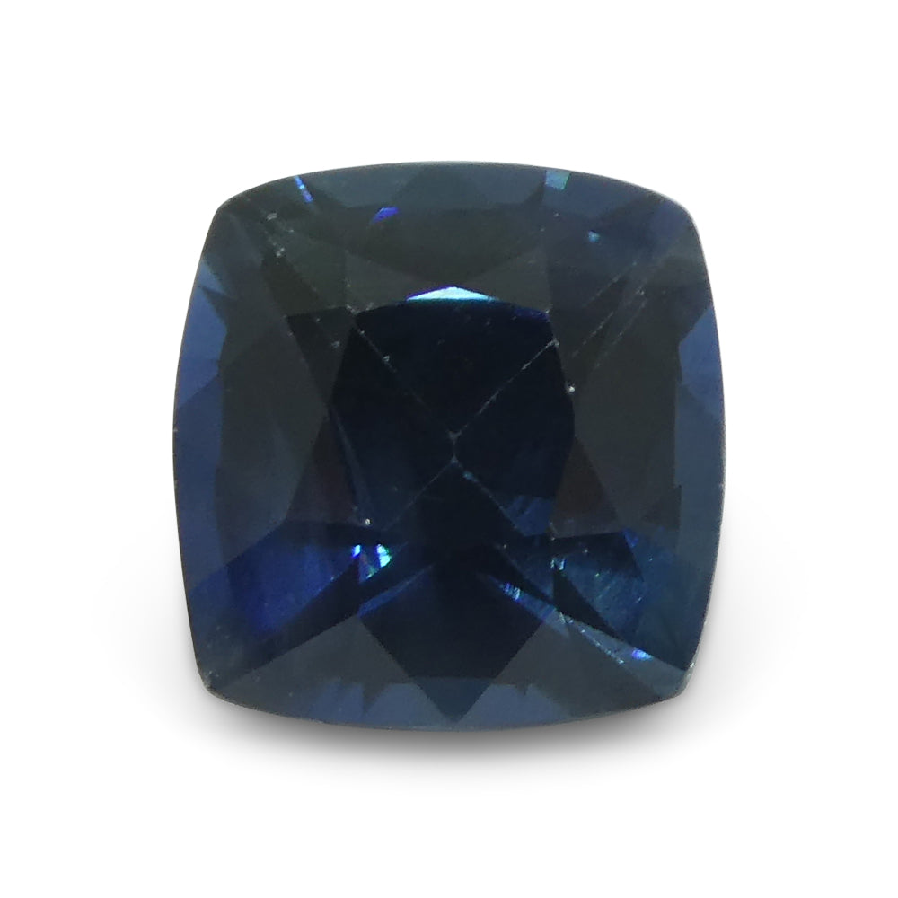 1.66ct Teal Blue Sapphire Cushion IGI Certified Ethiopian - Skyjems Wholesale Gemstones