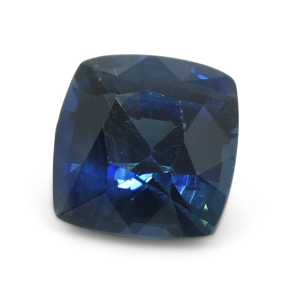 1.66ct Teal Blue Sapphire Cushion IGI Certified Ethiopian - Skyjems Wholesale Gemstones