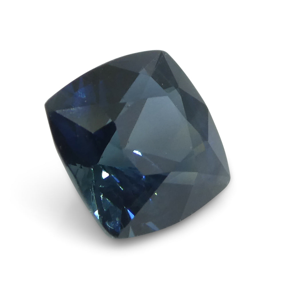 1.66ct Teal Blue Sapphire Cushion IGI Certified Ethiopian - Skyjems Wholesale Gemstones