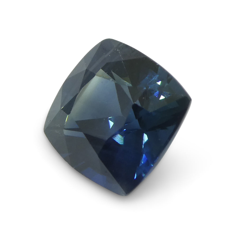 1.66ct Teal Blue Sapphire Cushion IGI Certified Ethiopian - Skyjems Wholesale Gemstones