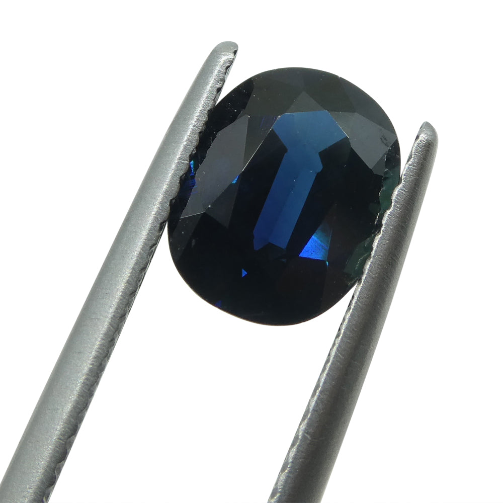 2.19ct Blue Sapphire Oval IGI Certified Ethiopian - Skyjems Wholesale Gemstones