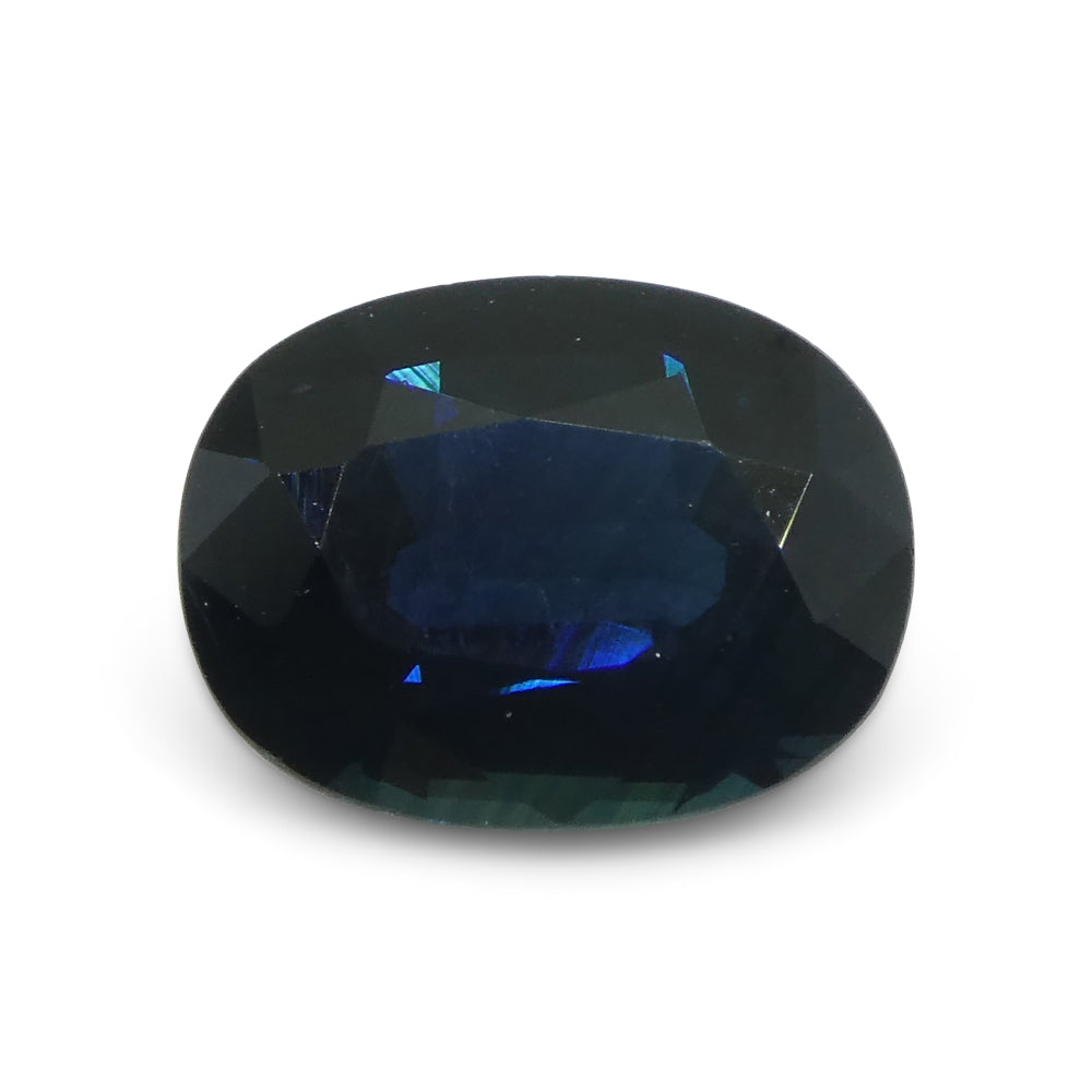 2.19ct Blue Sapphire Oval IGI Certified Ethiopian - Skyjems Wholesale Gemstones