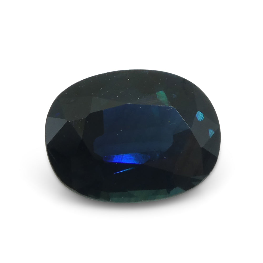 2.19ct Blue Sapphire Oval IGI Certified Ethiopian - Skyjems Wholesale Gemstones