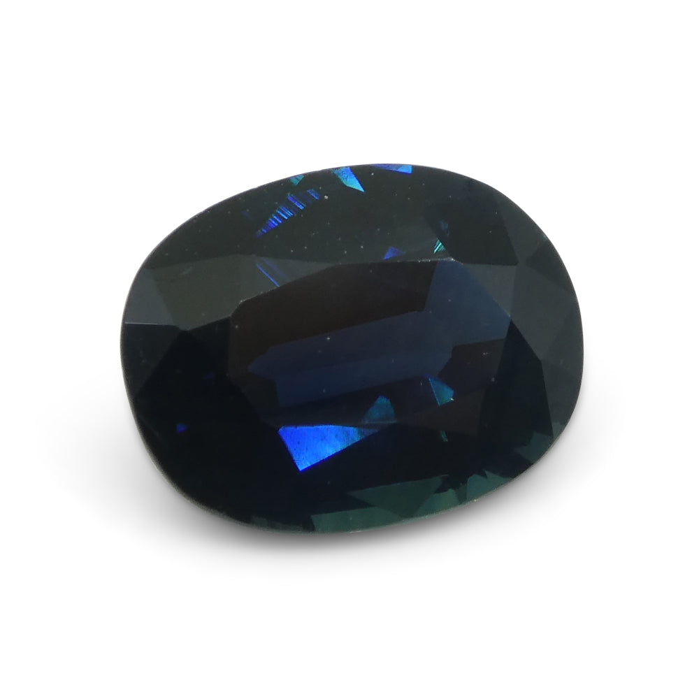 2.19ct Blue Sapphire Oval IGI Certified Ethiopian - Skyjems Wholesale Gemstones